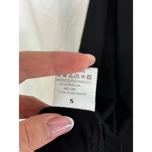 Eleh Sleeveless Halter Neck Open Back Slit Knee Length Dress Black Womens Size S - Picture 5 of 5